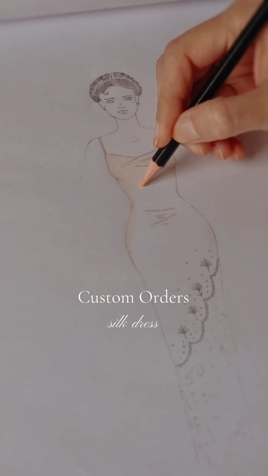 Custom Orders for Silk Dress
