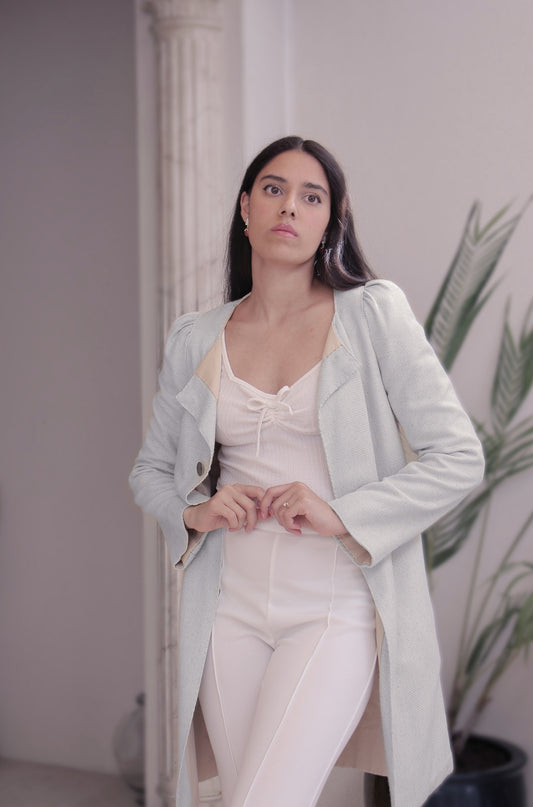 'Peppermint Dream' Bamboo Coat